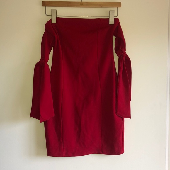 Red Blue Blush Dress - Picture 2 of 7